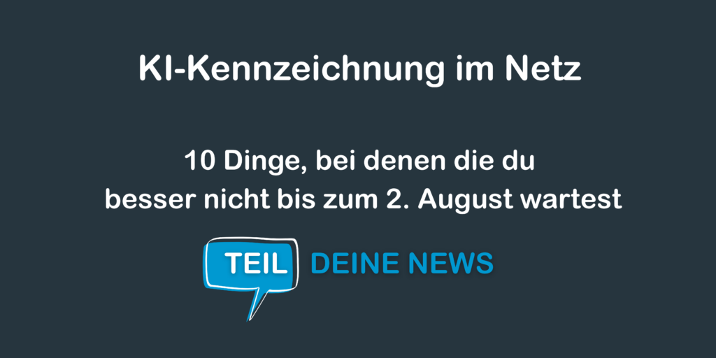 Blog Doppeltspitze KI-Kennzeichnung im Netz